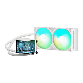 TRYX PANORAMA ARGB 280mm White AIO CPU Liquid Cooler Intel AMD