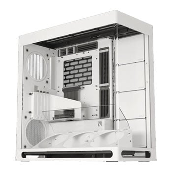 HAVN HS420 VGPU White Hybrid Dual Chamber Mid Tower Tempered Glass Chassis