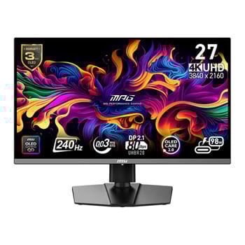 Open Box MSI 26.5" MPG 272URX QD-OLED 240Hz Adaptive Sync Gaming Monitor