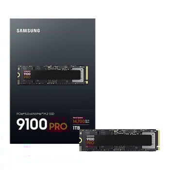 Samsung 9100 PRO 1TB PCIe 5.0 NVMe 2.0 M.2 SSD / Solid State Drive