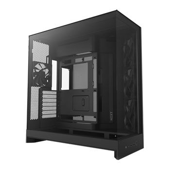 NZXT H9 Flow (2025) Tempered Glass Dual Chamber Mid Tower with 3 F140Q Fans White