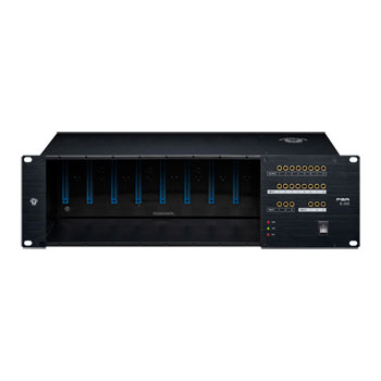 Black Lion Audio PBR 8-500 8-Slot Rack/PSU with Built-in Patchbay