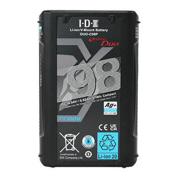 IDX DUO-C98P V-Mount Battery