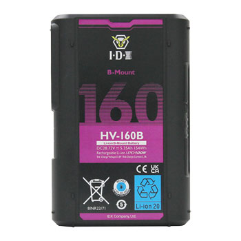 IDX HV-160B 160Wh B-Mount Battery