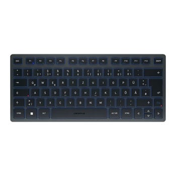 CHERRY JK-7100GB-22 KW 7100 MINI Wireless BT Keyboard UK - Slate Blue
