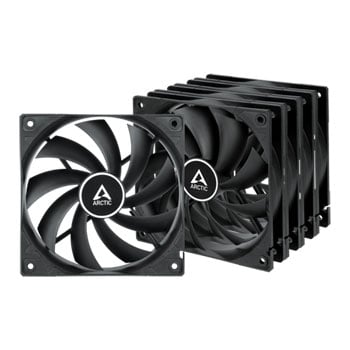 Arctic F12 PWM 120mm Fans Black (5 Pack)