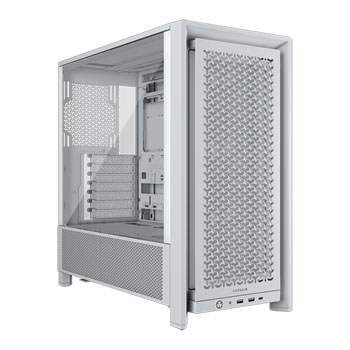 Corsair FRAME 4000D RS White Tempered Glass Modular Mid Tower ATX PC Case