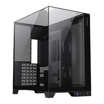 GameMax Infinity Plus Black ATX Dual Chamber Mid Tower PC Gaming Case