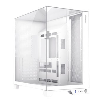 GameMax Infinity Plus White ATX Dual Chamber Mid Tower PC Gaming Case