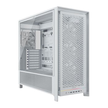 Corsair FRAME 5000D RS White Modular Mid Tower Tempered Glass PC Gaming Case
