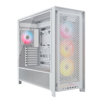Corsair FRAME 5000D RS ARGB White Modular Mid Tower Tempered Glass PC Gaming Case