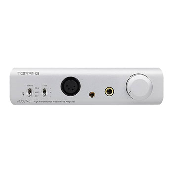 (Open Box) Topping - A30Pro, Desktop Headphone Amp - Silver