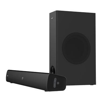 Creative Labs Stage V2 Soundbar & Subwoofer Kit with IR Remote for TV and Desktop Monitor