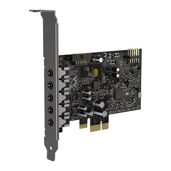 CREATIVE Sound Blaster Audigy FX v2 Upgradable Hi-res 5.1 PCI-e Sound Card