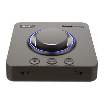 CREATIVE Sound Blaster X4 Hi-res External USB DAC and Headphone Amp Sound Card