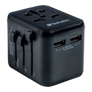 Verbatim UTA-01 USB-A Universal Travel Adapter
