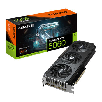 Gigabyte NVIDIA GeForce RTX 5060 GAMING OC 8GB Blackwell Graphics Card