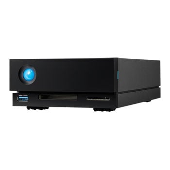 (Open Box) LaCie 1big Dock Storage 16TB Dual Thunderbolt3 USB3.0/DP/SD Storage Hub - Black