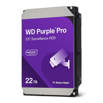 WD Purple Pro 22TB Surveillance 3.5" SATA HDD/Hard Drive