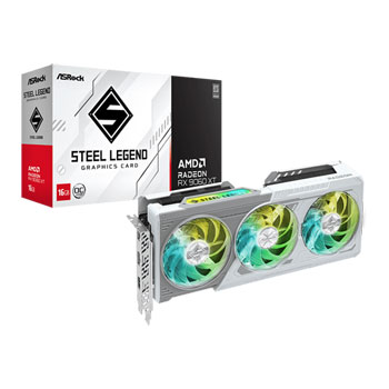 ASRock AMD Radeon RX 9060 XT STEEL LEGEND 16GB OC Graphics Card