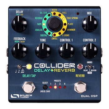 Source Audio Collider Delay+Reverb Pedal