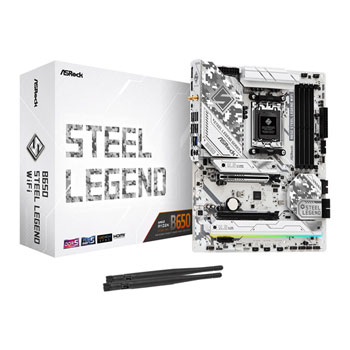 Refurbished ASRock AMD B650 STEEL LEGEND WIFI ATX DDR5 AM5 Motherboard