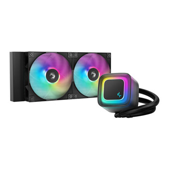 DeepCool 240mm LE240 V2 Black AIO Intel/AMD CPU Liquid Cooler