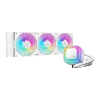 DeepCool 360mm LE360 WH V2 White AIO Intel/AMD CPU Liquid Cooler