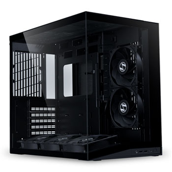 Lian Li O11 Dynamic Mini V2 Flow Black Dual Chamber Compact Mid Tower PC Gaming Case