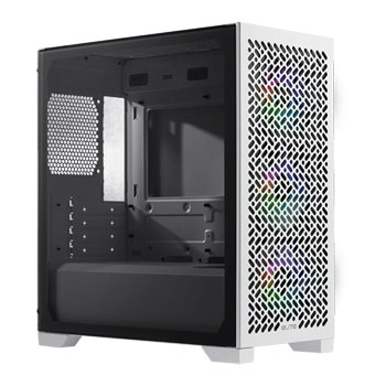 Cooler Master Elite 302 White ARGB Compact Mid Tower TG PC Case