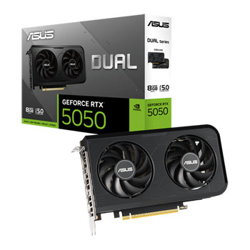 ASUS DUAL NVIDIA GeForce RTX 5050 8GB Blackwell Graphics Card