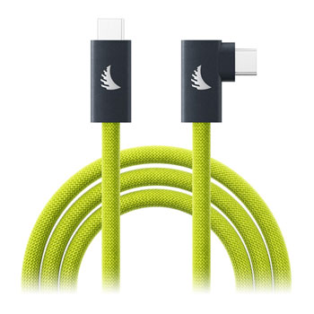 Angelbird USB-C 3.2 Solid Flex Tether Cable Right-Angle Lime 4.5 m