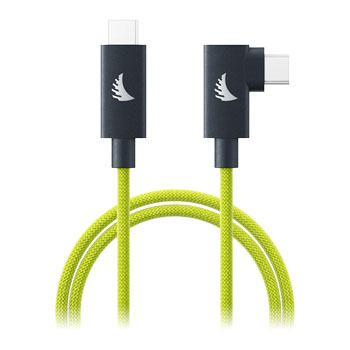 Angelbird USB-C 4.0 Solid Flex Cable Right-Angle Lime 1m