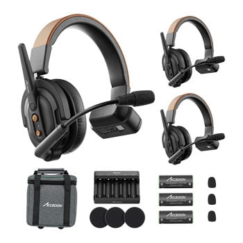 Accsoon CoMo SE Wireless Intercom System (1 Host Headset, 2 Remote Headsets)