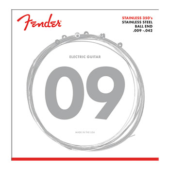 Fender Stainless 350's Guitar Strings .009-.042