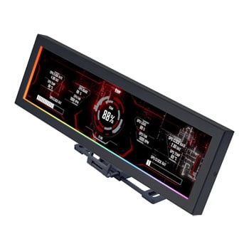 Lian Li 8.8" Universal IPS Screen With Modular Freestanding Mount/Case Bracket Metal Black