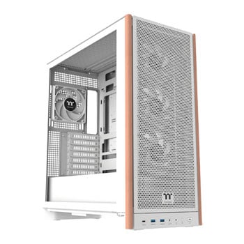 Thermaltake S370 WS Snow Mid Tower Tempered Glass PC Case