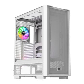 Thermaltake View S380 TG ARGB Snow Mid Tower Tempered Glass PC Case