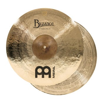 Meinl Byzance Brilliant 15" Polyphonic Hi-Hat Cymbals B15poh-B
