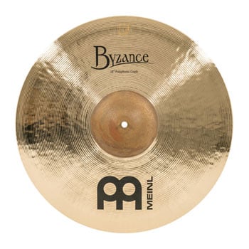 Meinl Byzance Brilliant 18" Polyphonic Crash Cymbal B18poc-B