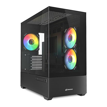 Sharkoon Mk6 Rgb Microatx Tower Chassis Black 4044951041794