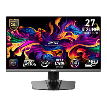 Refurbished MSI 27" MPG 272URX QD-OLED 4K 240Hz Adaptive Sync HDR400TB Gaming Monitor