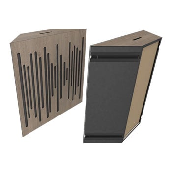 Vicoustic Super Bass Extreme Ultra - Box of 2, Brown Oak
