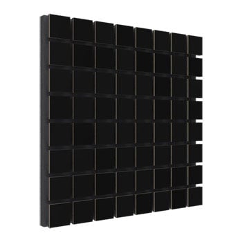 Vicoustic Flexi Wood Ultra Lite - Box of 6, Matte Black