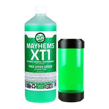 Mayhems Xt1 Tree Viper Uv Reactive Premixed Fluid - 1L Extra Large Green Mxtp1lgrx6