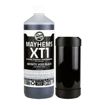 Mayhems Xt1 Infinite Void Uv Reactive Premixed Fluid - 1L Extra Large Black Mxtp1lbkx6