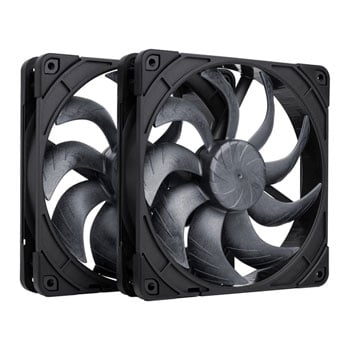 Noctua Nf-A14x25 G2 Pwm Sx2-Pp Chromax. 140Mm Dual Fans Pack Black Nf-A14x25-G2-Pwm-Ch-Bk