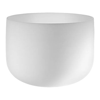 Meinl Sonic Energy 14" Crystal Singing Bowl, Note C4, Root Chakra White Csb14c