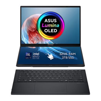 ASUS ZenBook Duo UX8406CA-QL289W 14" Intel Core Ultra 9 Intel Arc Graphics Grey Laptop