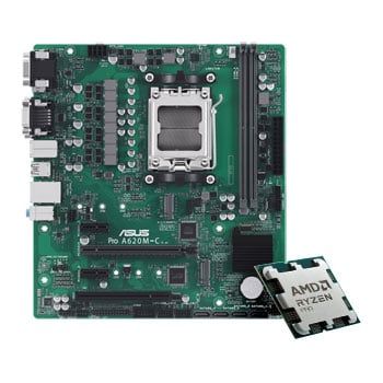 AMD Ryzen 9 PRO 7945 OEM CPU + ASUS PRO A620M-C-CSM Motherboard mATX Bundle